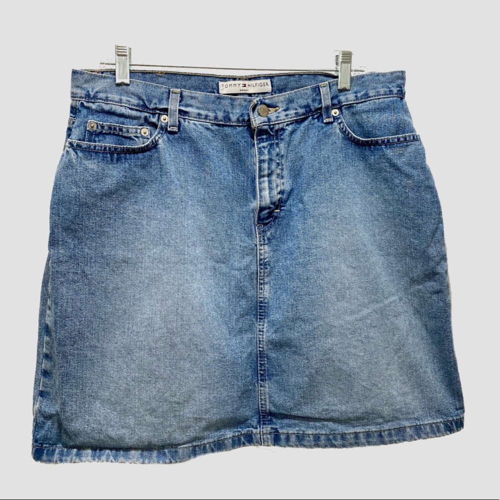 VINTAGE Tommy Hilfiger Denim Skirt